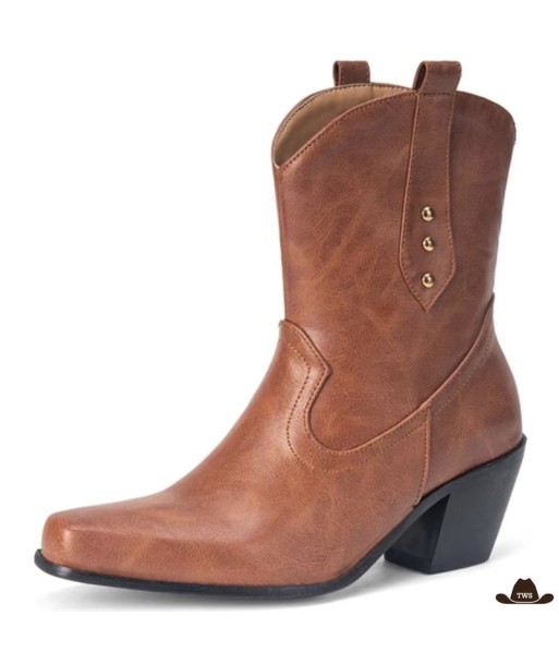 Bottines Cowboy Cognac Femme pour bénéficier 