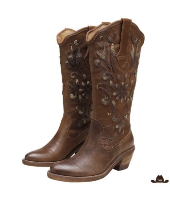 Bottes Country Femme Marron Profitez des Offres !