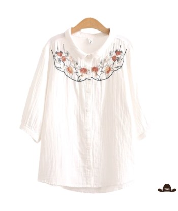 Chemise Western Fleurs En savoir plus