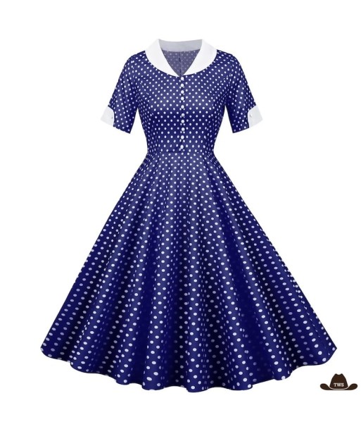 Robe Longue Style Country brillant des détails fins