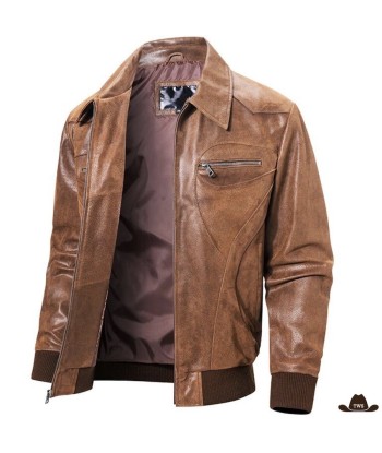 Veste Western Marron Voir les baskets