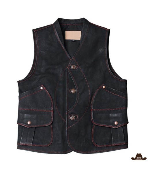 Gilet Cowboy Noir en ligne