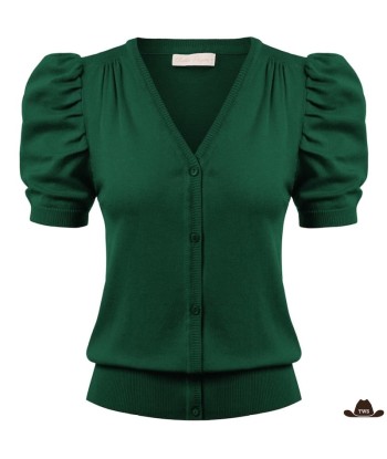 Chemise Country Verte Femme Fin de série