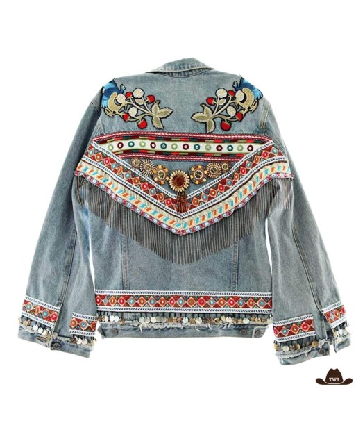 Veste à Franges Country Femme l'achat 