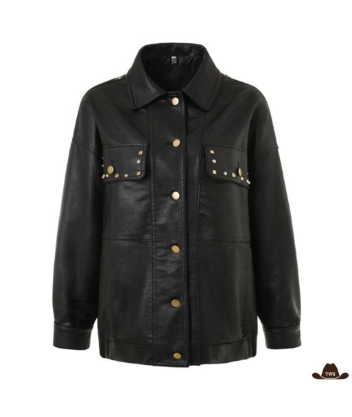 Veste Simili Cuir Femme Style Cowboy Comparez plus de prix