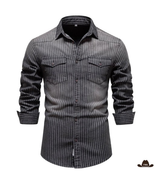 Chemise de Cowboy Vintage Pour Homme les ligaments