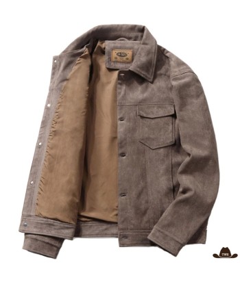 Veste de Cowboy Marron Homme destockage