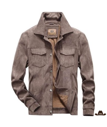 Veste de Cowboy Marron Homme destockage