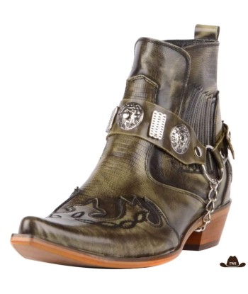 Boots Western Kaki destockage