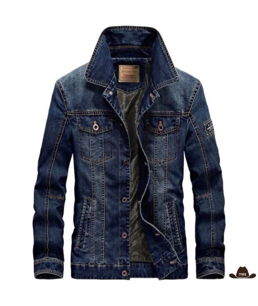 Veste en Jean Western Homme 50% de réduction en Octobre 2024