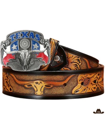 Ceinture Cuir Repoussé Western Artisanale Economisez 