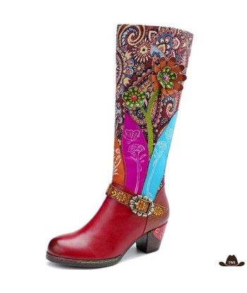 Bottes Femmes Style Cowboy d'Europe débarque