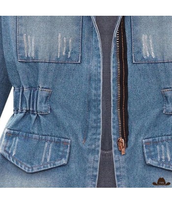 Veste Jean Western Femme les muscles