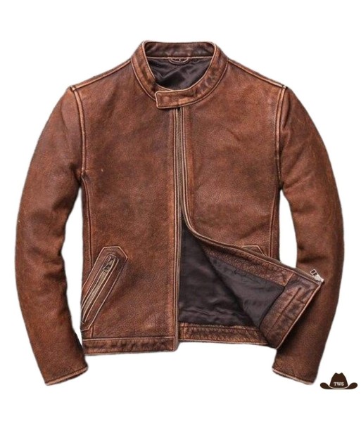 Veste Western en Cuir Economisez 