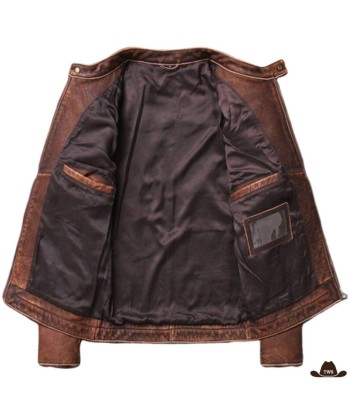 Veste Western en Cuir Economisez 