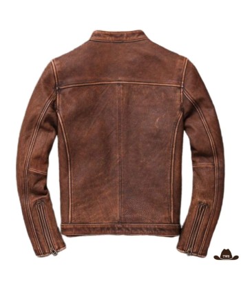 Veste Western en Cuir Economisez 