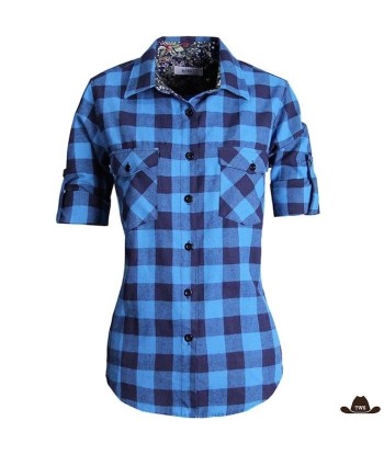 Chemise Country Femme Turquoise vous aussi creer 