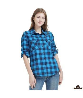 Chemise Country Femme Turquoise vous aussi creer 