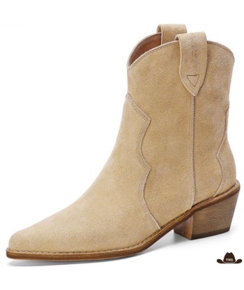 Bottines Femme Cowboy Beiges acheter