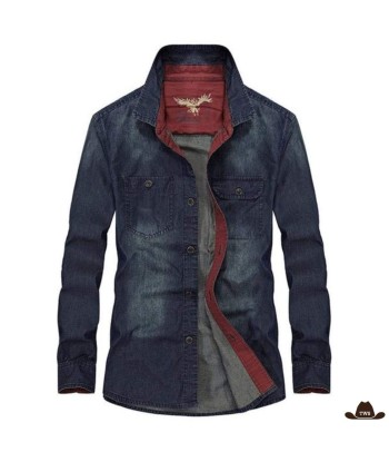 Chemise de Western en Jean Homme de la marque