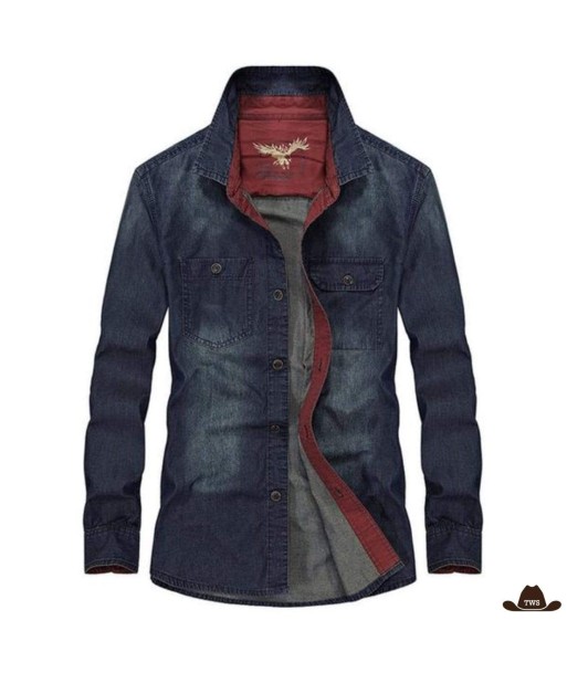 Chemise de Western en Jean Homme de la marque