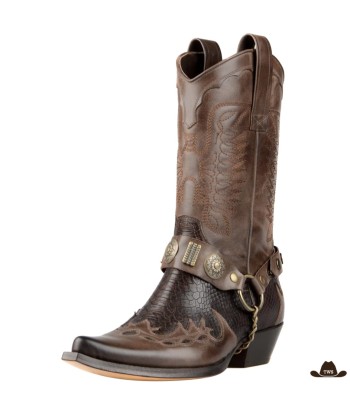 Bottes Cowboy Serpent en linge