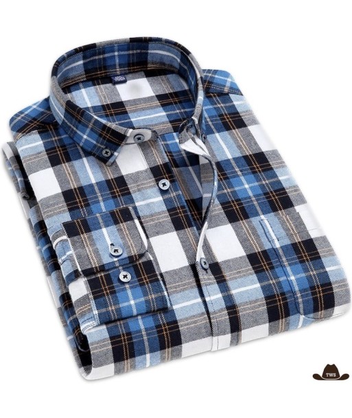 Chemise Country Homme brillant des détails fins