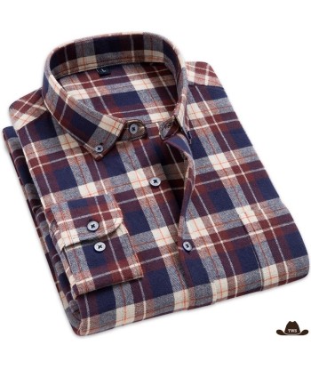 Chemise Country Homme brillant des détails fins