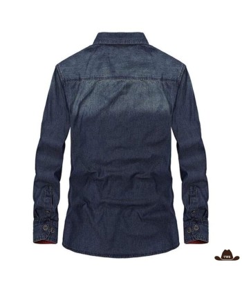 Chemise de Western en Jean Homme de la marque