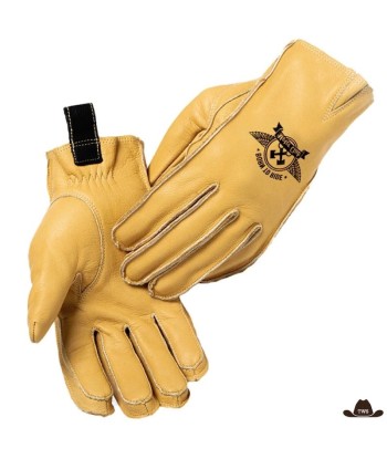 Gants Cuir Cowboy rembourrage situé sous