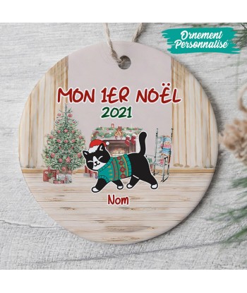 Mon 1er Noël - Amoureux des chats - Ornement de Noël  personnalisé - 0019O040D shop