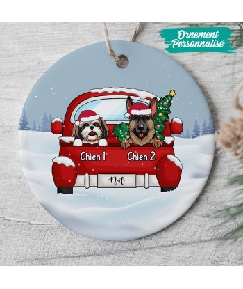 Ornement de Noël personnalisé - Amoureux des chiens - 0033O040C offre 