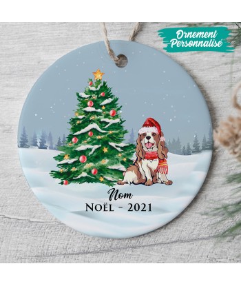 Amoureux des chiens - Ornement de Noël personnalisé - 0029O010C online