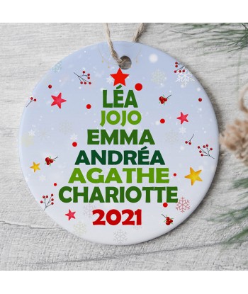 Ornement de Noël personnalisé -  Famille - Arbre de Noël - 0070O000I Comparez et commandez 