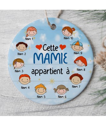 Ornement de Noël personnalisé - Mamie - Cette Mamie appartient à - 0080O040A Jusqu'à 80% De Réduction