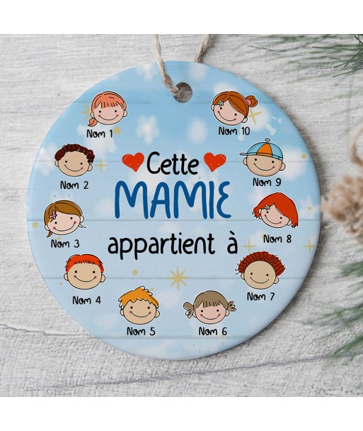 Ornement de Noël personnalisé - Mamie - Cette Mamie appartient à - 0080O040A Jusqu'à 80% De Réduction