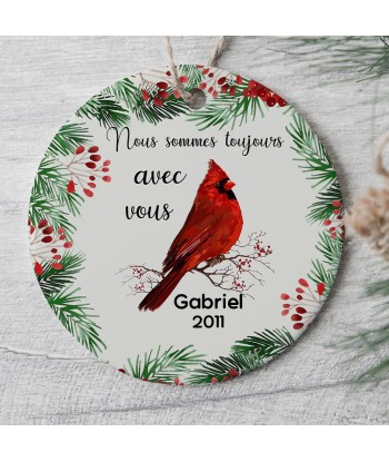 Nous sommes toujours avec vous - Papa, Maman - Ornement de Noël commémoratif personnalisé - 0088O040G en stock