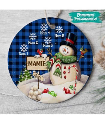 Ornement de Noël personnalisé - Maman, Mamie - 0079O040A la colonne vertébrale