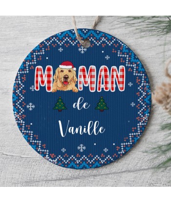 Amoureux des chiens, Maman chien, Papa chien - Ornement de Noël  personnalisé - 0106O040C destockage