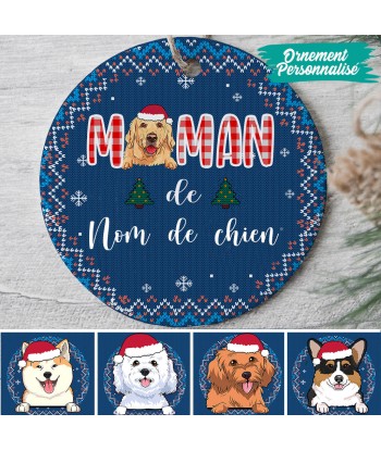 Amoureux des chiens, Maman chien, Papa chien - Ornement de Noël  personnalisé - 0106O040C destockage