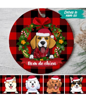 Amoureux des chiens - Ornement de Noël  personnalisé - 0107O040C soldes