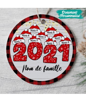 Famille - Ornement de Noël  personnalisé - 0101ORN solde