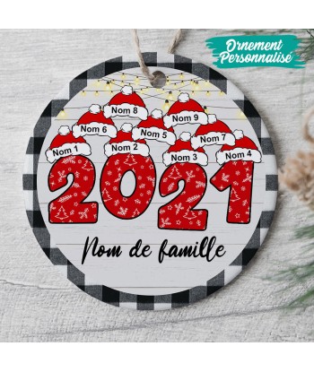 Famille - Ornement de Noël  personnalisé - 0101ORN solde