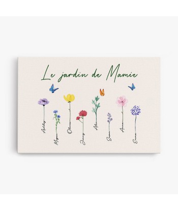 Le jardin de Mamie - Cadeau Personnalisé | Toile pour Maman/Mamie Les êtres humains sont 