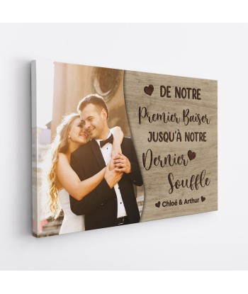 Jusqu'à Notre Dernier Souffle - Cadeau Personnalisé | Toile pour Couples Amoureux pas cher