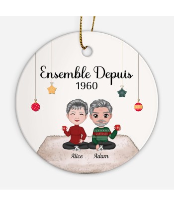 Ensemble Depuis - Cadeau Personnalisé | Ornement de Noël pour Couples pas cher 