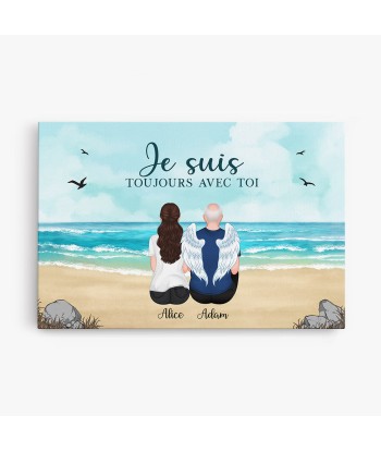 Je Suis Toujours Avec Toi - Cadeau Personnalisé | Toile pour Famille en stock