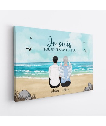 Je Suis Toujours Avec Toi - Cadeau Personnalisé | Toile pour Famille en stock