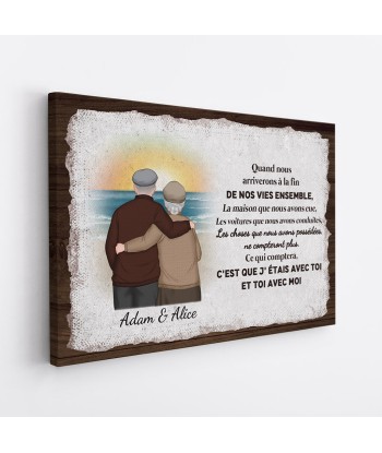 Nous sommes ensemble – Cadeaux Personalisés | Toile pour Vieux Couple, Saint-Valentin votre restaurant rapide dans 