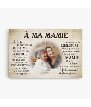 À Ma Mamie Maman - Cadeau Personnalisé | Toile pour Mamie Maman chez Cornerstreet bien 